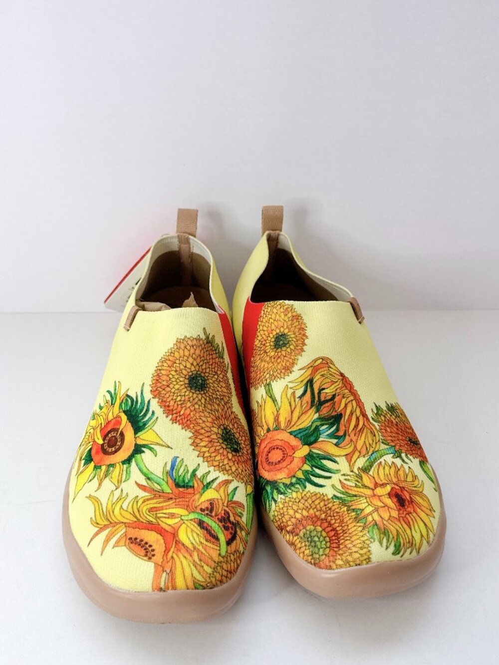 Women’s Size 10.5 UIN Sunflower Slip-On Shoes Artistic Comfort Travel Flats